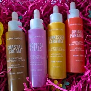 Hydrating Body Perfume Oil. Set of 4